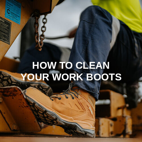 How to clean your work boots
